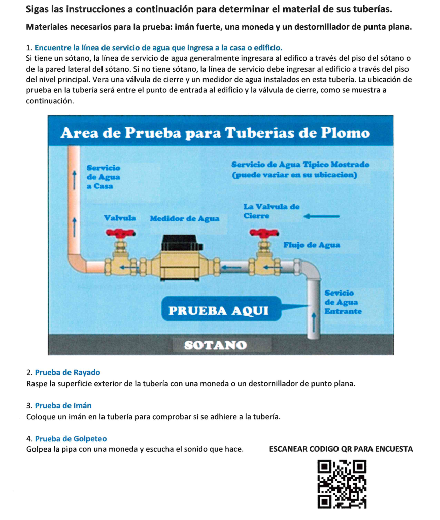 Spanish Lead Survey Page 1