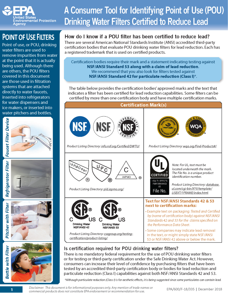 Filter Identification Tool Page 1
